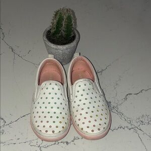 Old Navy Kids Multicolor Polka Dot Slip-On Sneakers